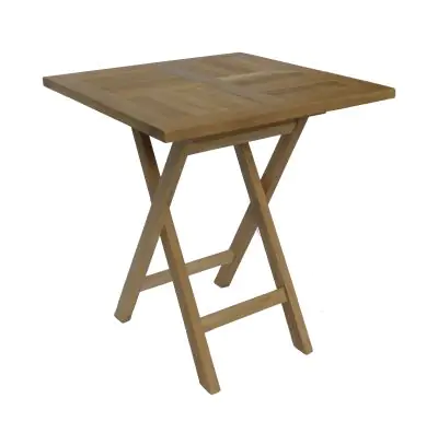 Product image of the product “Square Table, 75 cm Height | Teak Wood, Natural Finish ”